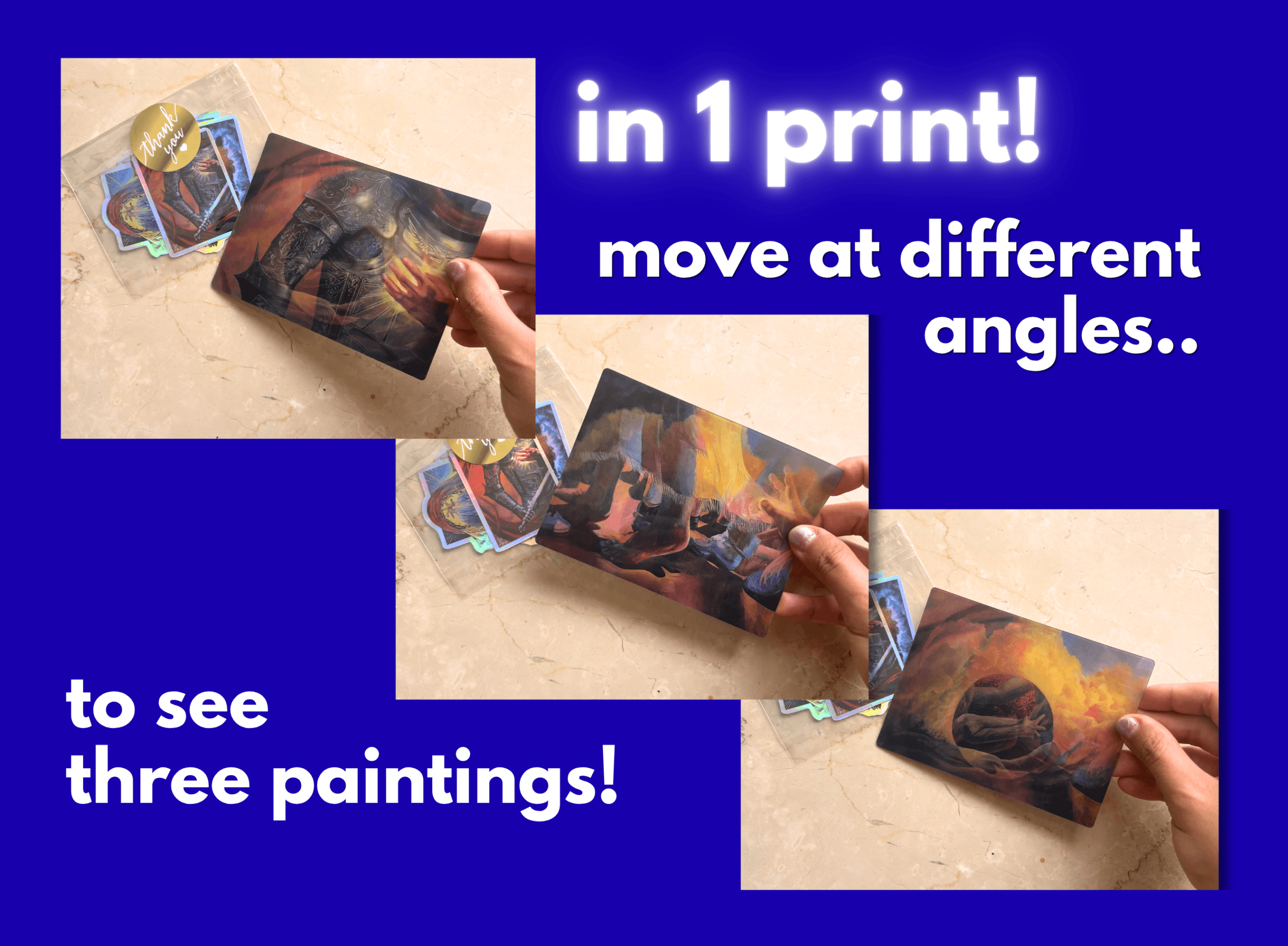 Lenticular (3 in 1) Pocket-sized Gospel Print! - Image 6