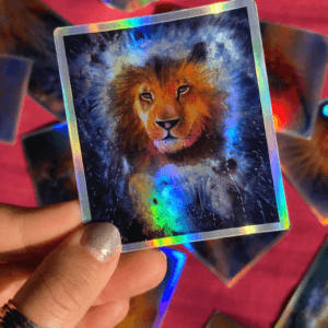 "Rescuer" Holographic Sticker