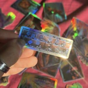 "Not my time, but His" Holographic Sticker