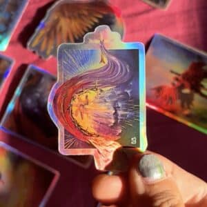 "The Three Days" Holographic Sticker